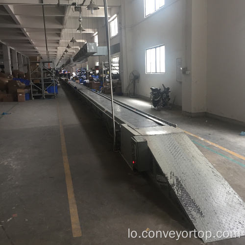 Console Motorcycle Assembly Slat Chain Conveyor